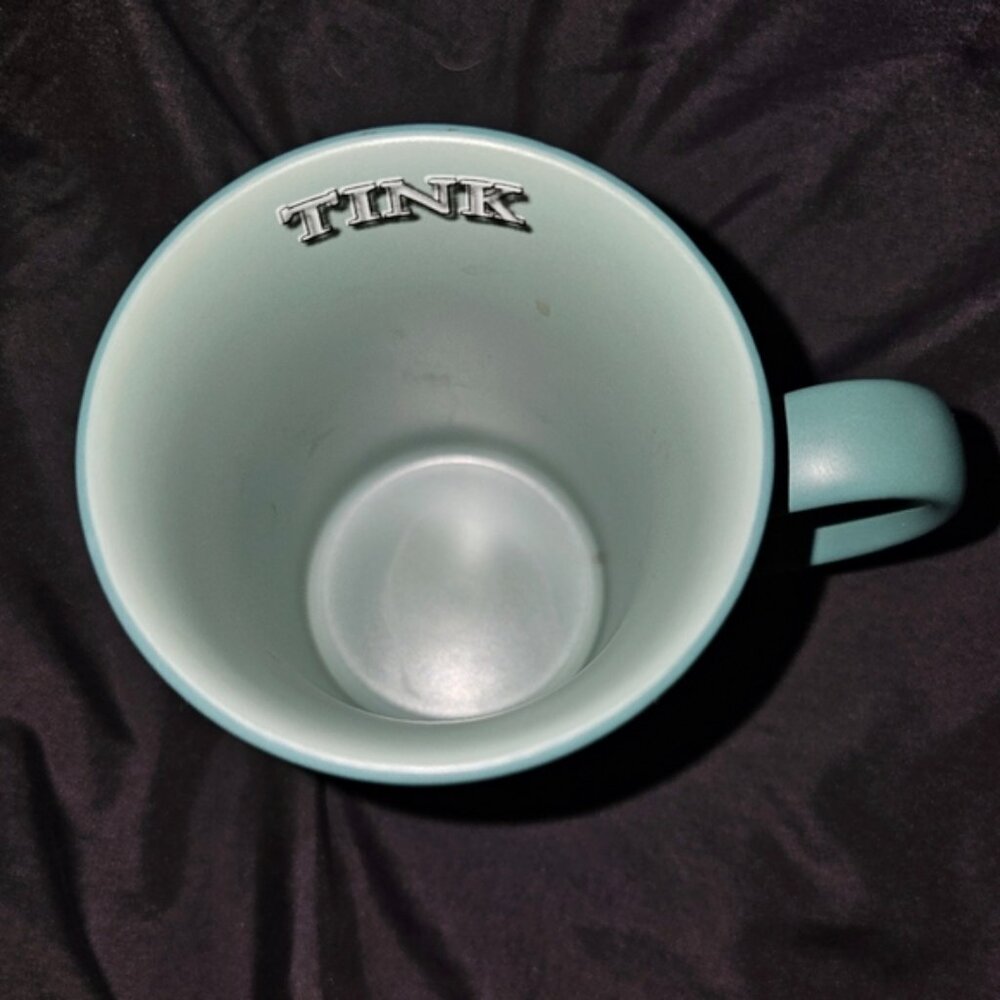 Walt Disney World Teal Tink Tinkerbell Ceramic Mug Disney Parks 12 oz - Picture 4 of 4
